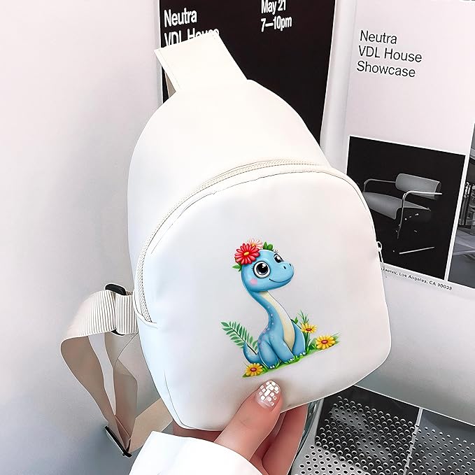 Dinosaur Mini Sling Bag, Crossbody Bag, Toddler Purse For Kids Girl, Birthday Gift For 4 5 6 7 8 9 10 11 12 Year Old Gifts For Daughter, Granddaughter, Sister, Niece!