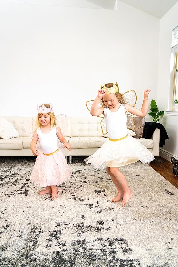 Little Adventures Shimmer Tutu Costume Dress Up - Machine Washable Girl Pretend Play and Party Outfit for Ages 3-8