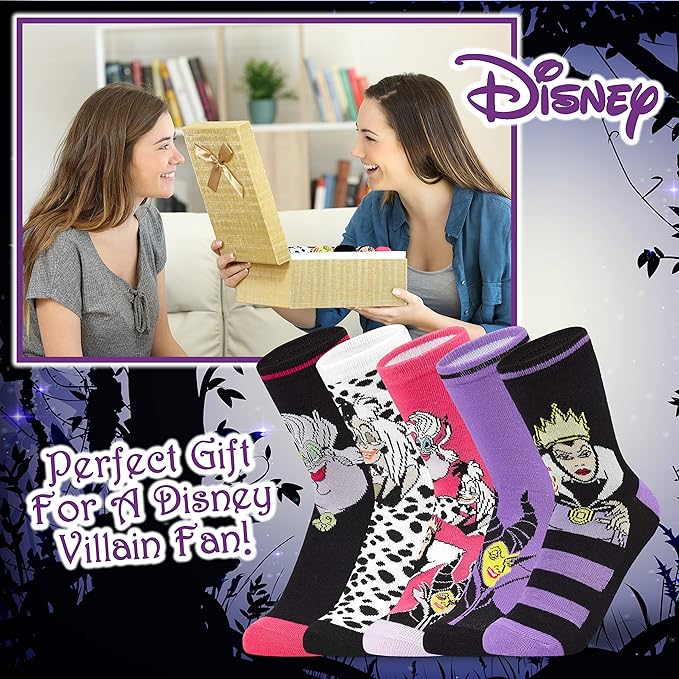 Disney Stitch Socks Gifts for Women Teens, US Size 4-9, Baby Yoda Pack of 5 Fuzzy Casual Crew Socks for Home Sleep Winter