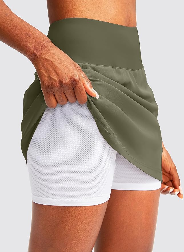 G Gradual Golf Skorts Skirts for Women with 5 Pockets Women's High Waisted Lightweight Athletic Skirt for Tennis Running