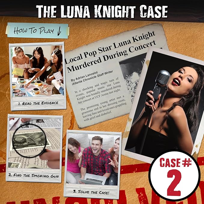 Unsolved Case Files - 3 Case Bundle – Avery Gardner, Luna Knight, and Angela Justice Cases