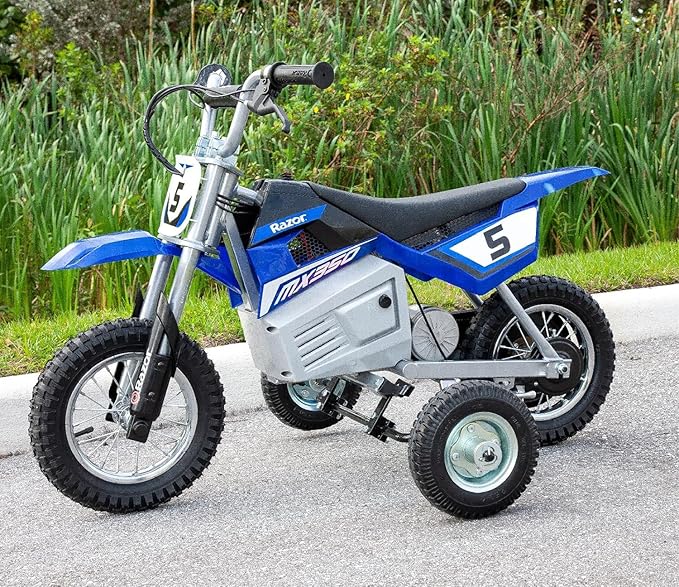 Hardline Products Adjustable Height Training Wheels for Razor MX 125, MX350, MX400, MX450, SX500, MX650 Electric Motorcycle