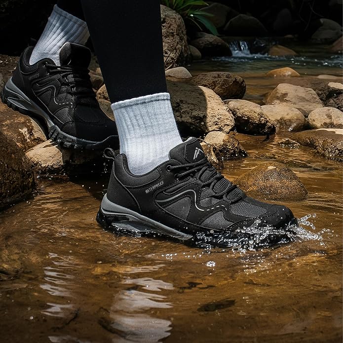 CC-Los Women's Lightweight Waterproof Hiking Shoes for Walking, Outdoor & Climbing