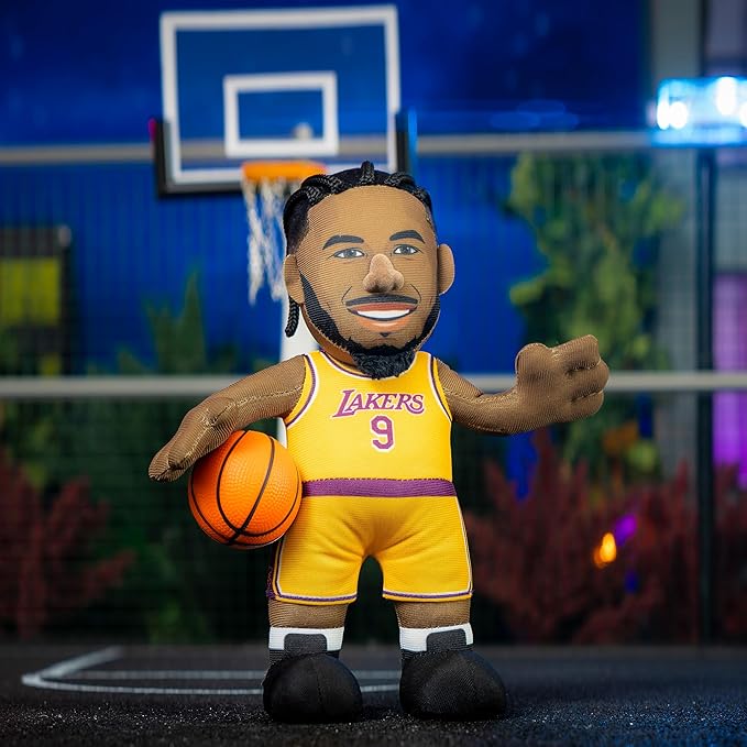 Bleacher Creatures Los Angeles Lakers Bronny James 10" NBA Plush Figure - A Legend for Play or Display