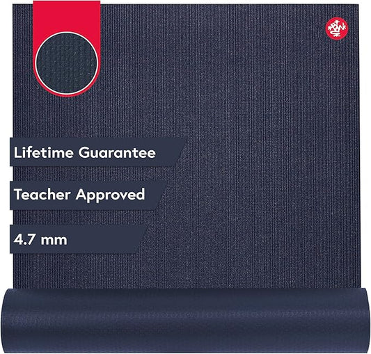 Manduka PROlite Yoga Mat 4.7mm | Lifetime Durability | Hygienic Construction | Teacher Approved