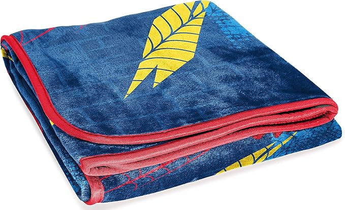 Jay Franco Marvel Spiderman Plush Throw Blanket 46" x 60" Soft & Cozy Fleece Kids Blanket for Boys, Lightweight, Officially Licensed, Machine Washable, Blue