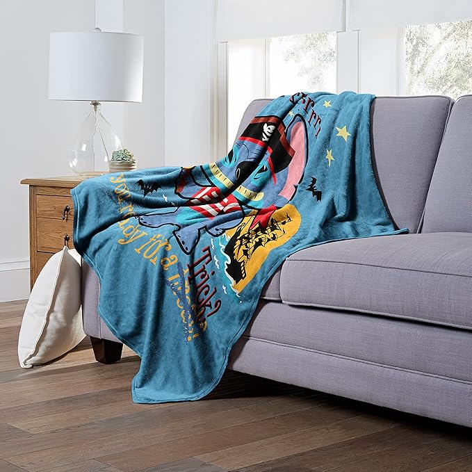 Northwest Lilo and Stitch Silk Touch Throw Blanket, 50" x 60", Pirate Stitch
