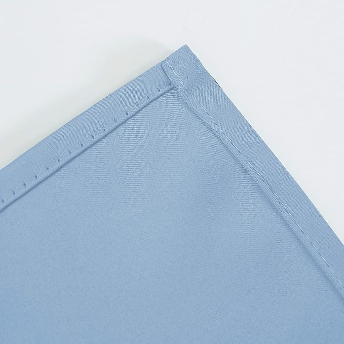 LEMOMO Sky Blue Thermal Blackout Curtains/52 x 72 Inch/Set of 2 Panels Room Darkening Curtains