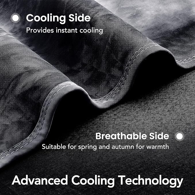 Cooling Blanket Twin 60"x80" for Hot Sleepers | Cold Summer Soft Blanket for Bed Couch and Travel Absorbs Heat Q-Max>0.35 Cool Lightweight Throw for Night Sweats Menopause
