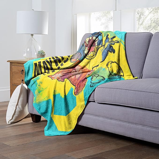 Northwest Lilo and Stitch Silk Touch Throw Blanket, 50" x 60", Total Mayhem