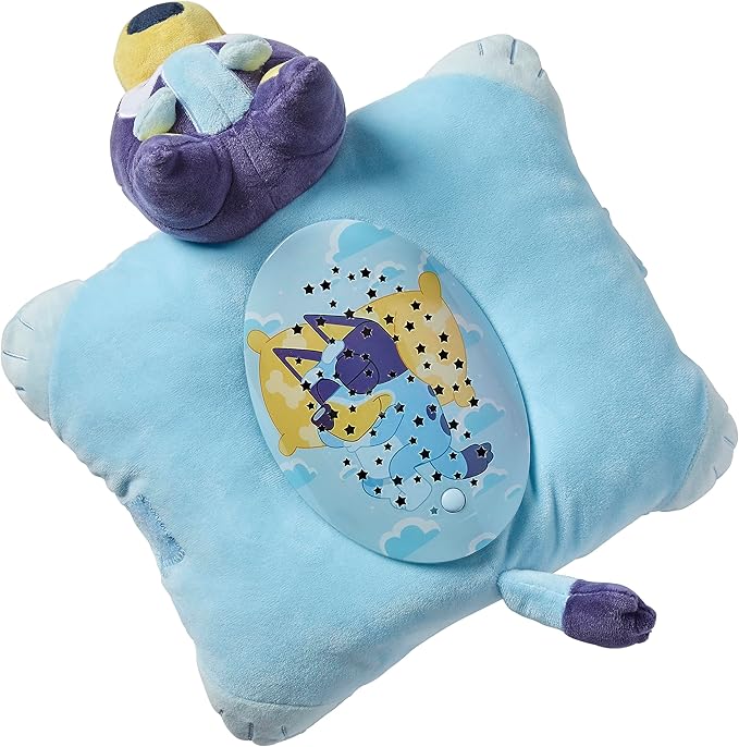 Pillow Pets 16 inch Bluey Sleep Time Light, Stuffed Animal Plush Toy, Gifts for Kids
