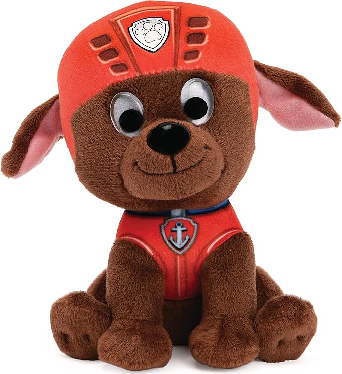 LA PAT’ PATROUILLE - PELUCHE GUND 15CM PAW PATROL - Peluche Chiot Pat' Patrouille Taille 15cm - Lavable En Surface - Jouet Premier Age - 6061061 - Jouet Bébé 12Mois et + - Modèle Aléatoire une pièce