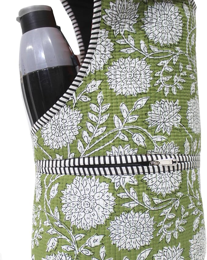 INDIAN CRAFT CASTLE Yoga Mat Bag | Tote Mat Bag | Sling Yoga Tote w/Large Side Pocket & Zipper Pocket | Yoga Mat Carrier Fits Most Size Mats