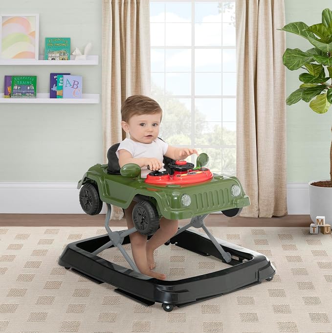 Jeep Wrangler Activity Walker by Delta Children, Green