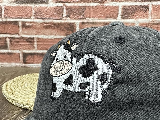 Embroidered Animal Baseball Hats for Boy and Girl