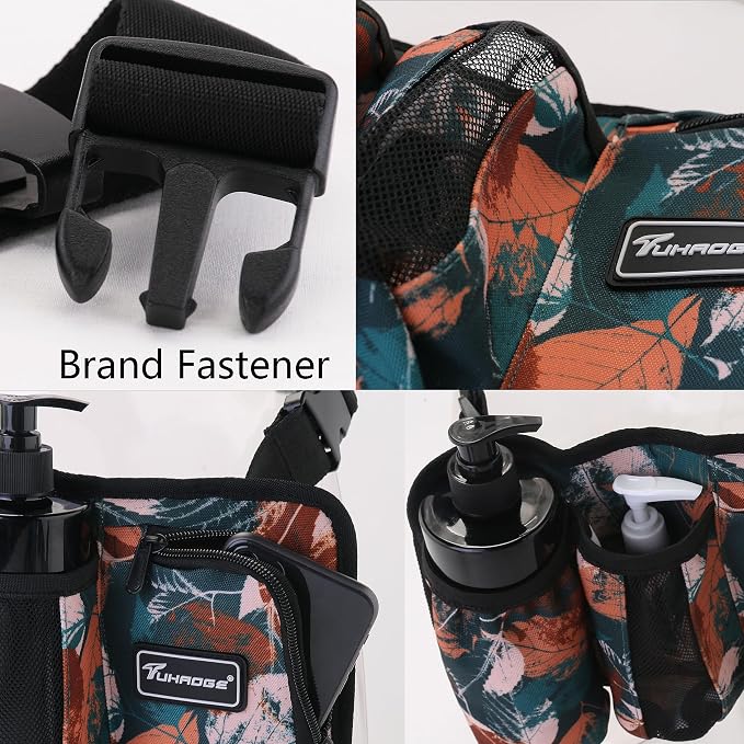 Tuhaoge Massage Bottle Bag Massage Oil Holster Lotion Holster Massage Therapist Massage Oil Holster Massage Lotion (TH3kd- YellowShuYe)