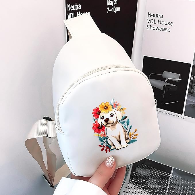 Labrador Mini Sling Bag, Crossbody Bag, Toddler Purse For Kids Girl, Birthday Gift For 4 5 6 7 8 9 10 11 12 Year Old Gifts For Daughter, Granddaughter, Sister, Niece!