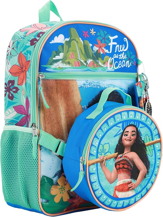 BIOWORLD Womens Kid Disney Princess Backpack (Little Kid/Big Kid) Blue Onesize