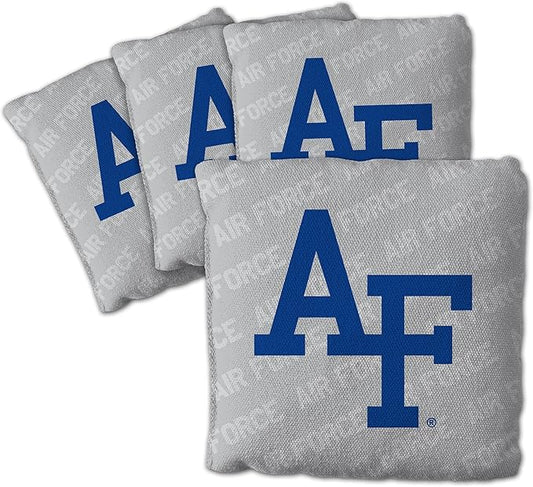 YouTheFan Officially-Licensed NCAA Set of 4 Cornhole Bags - All Weather Regulation 6” x 6” Size - 16oz Weight - Designed in USA