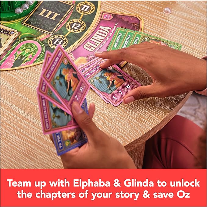 Spin Master Games, Wicked: The Game, an Original Concept Based on the New Movie Wicked, Begin Your Amazafying Adventure with Glinda & Elphaba, for Fans of Musicals, 2-4 Players, for Ages 10 & Up