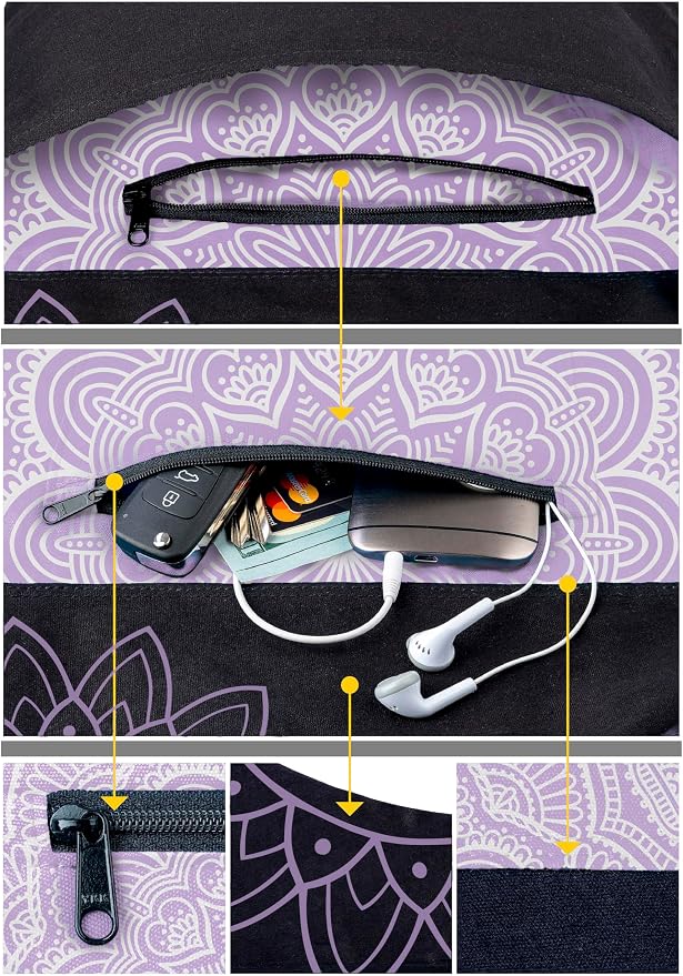 Yoga Mat Bag – Versatile Yoga Bag with Mat Straps & Storage Pockets, Holds Yoga & Pilates Mats, Lightweight & Durable