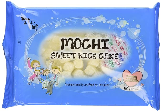 Mochi Sweet Rice Cake Topping - White 300g 10.58oz