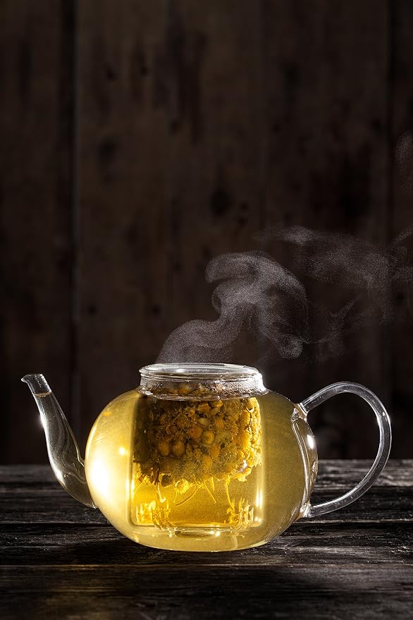 Chamomile Tea 1LB (16Oz) 100% CERTIFIED Organic (USDA seal) Chamomile Flowers Herbal Tea (Matricaria Chamomilla) in 1 lb Bulk BPA-free Resealable Bags from U.S. Wellness