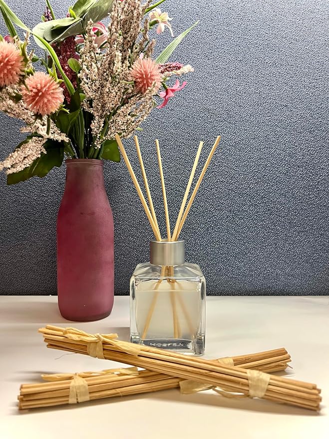 Hosley Set of 2 Fragranced Reed Diffuser Oil Set Cranberry Mandarin 2.9oz Each. Ideal Gift for Weddings, Spa, Reiki, Meditation