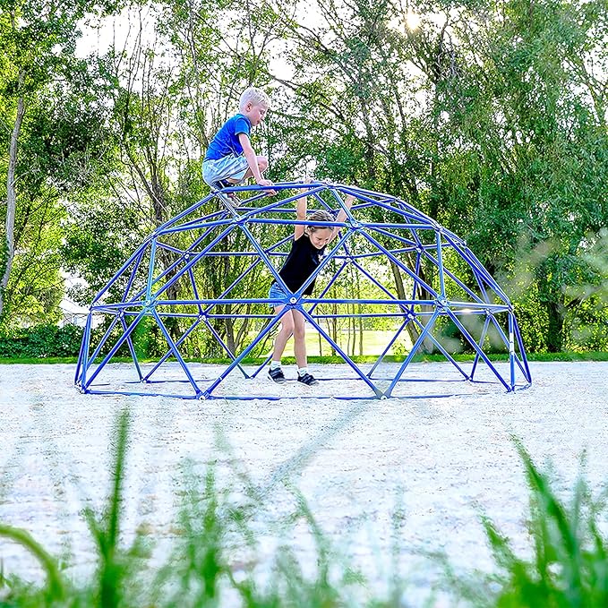 ActivPlay 9’ Geo Dome Climber, APGD9B, Blue