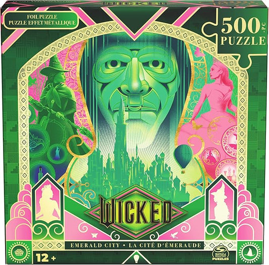 Spin Master Games, Wicked Puzzle, 500-Piece Lenticular Puzzle, Puzzles for Adults, 500-Pieces, for Adults & Kids, for Ages 12 & Up