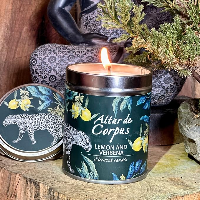14 Oz Spring Candles for Home - Large Candle Lemon Verbena - Mothers Day Gifts - Luxury Candles for Men - Premium Soy Candle Blend - Bathroom Decor