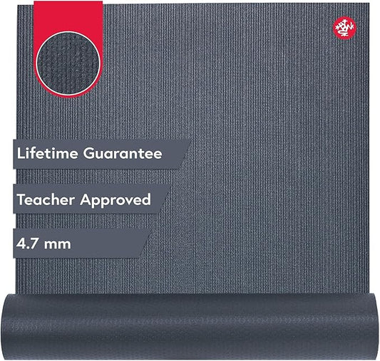 Manduka PROlite Yoga Mat 4.7mm | Lifetime Durability | Hygienic Construction | Teacher Approved