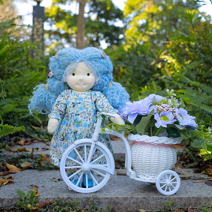 Coco 12in Handmade Waldorf Doll - Personalized Collectible Plush Toy for Kids Birthday Gift with Box