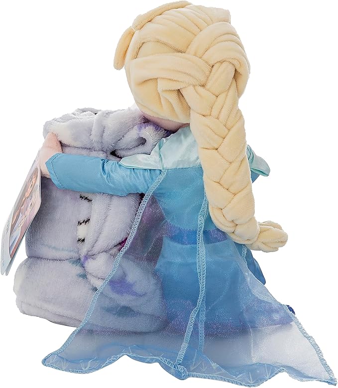 Northwest Frozen 2 Friends in Leaves Character Hugger Pillow & Silk Touch Throw Blanket Set, 40" x 50"