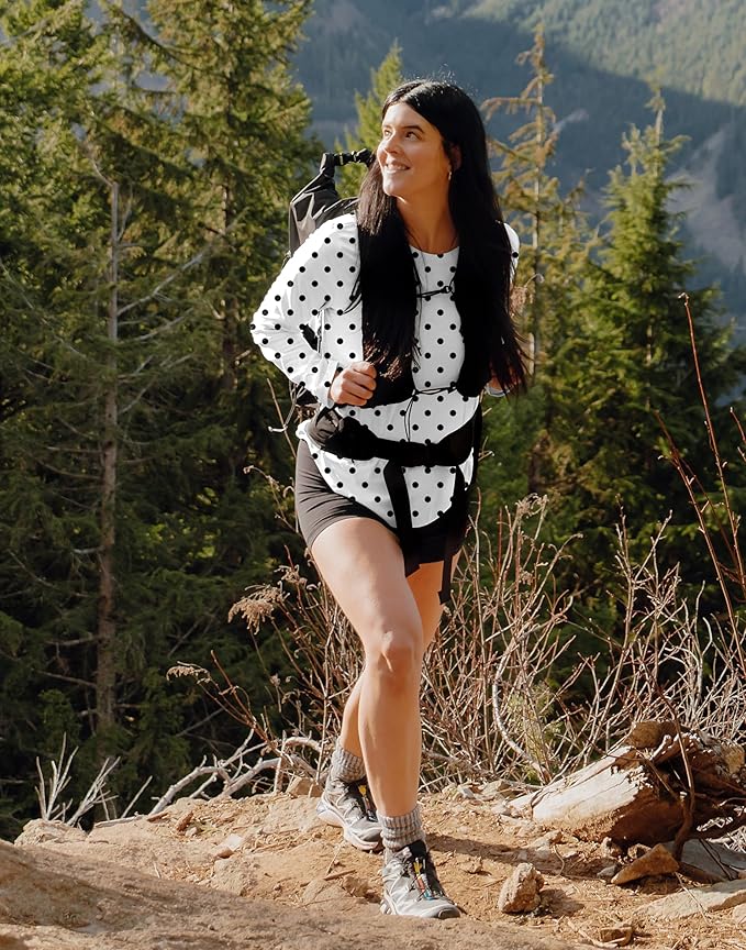 Women's Sun Shirts UPF 50+ Long Sleeve UV Protection Shirt Lightweight Quick Dry Workout Hiking Tops for Women