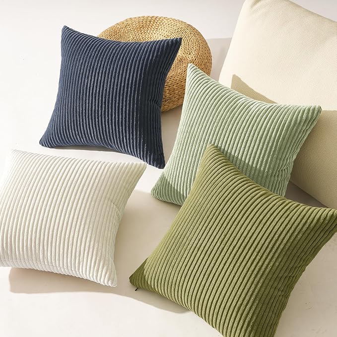 Topfinel Summer Pillow Covers 16x16 Pack of 4 Decorative 16x16 Inch Velvet Boho Pillow Covers Muted Teal for Bed Accent Modern Pillowcase Sofa Livingroom Home Decor