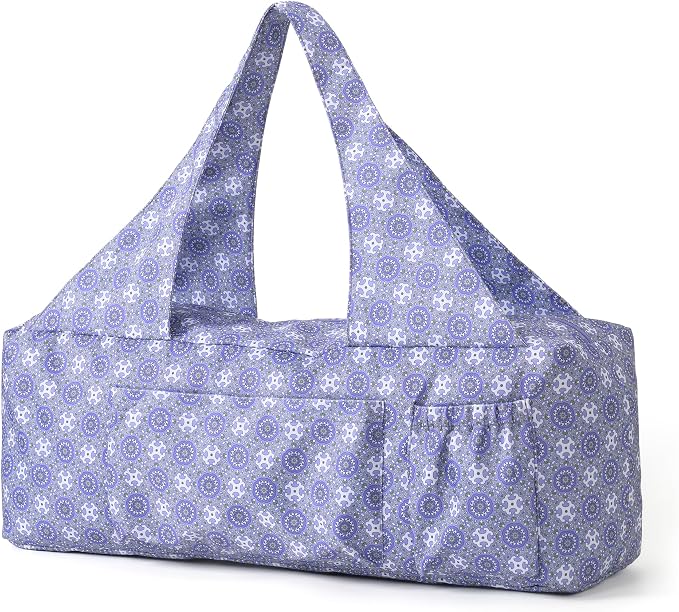 BOULDER BEE Yoga Mat Bag with Wet Pocket, Large Yoga Mat Carrier Fits All Your Stuff, Personalized Yoga Gifts, Gym Tote Bag for Women
