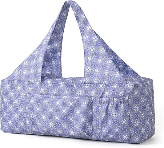 BOULDER BEE Yoga Mat Bag with Wet Pocket, Large Yoga Mat Carrier Fits All Your Stuff, Personalized Yoga Gifts, Gym Tote Bag for Women