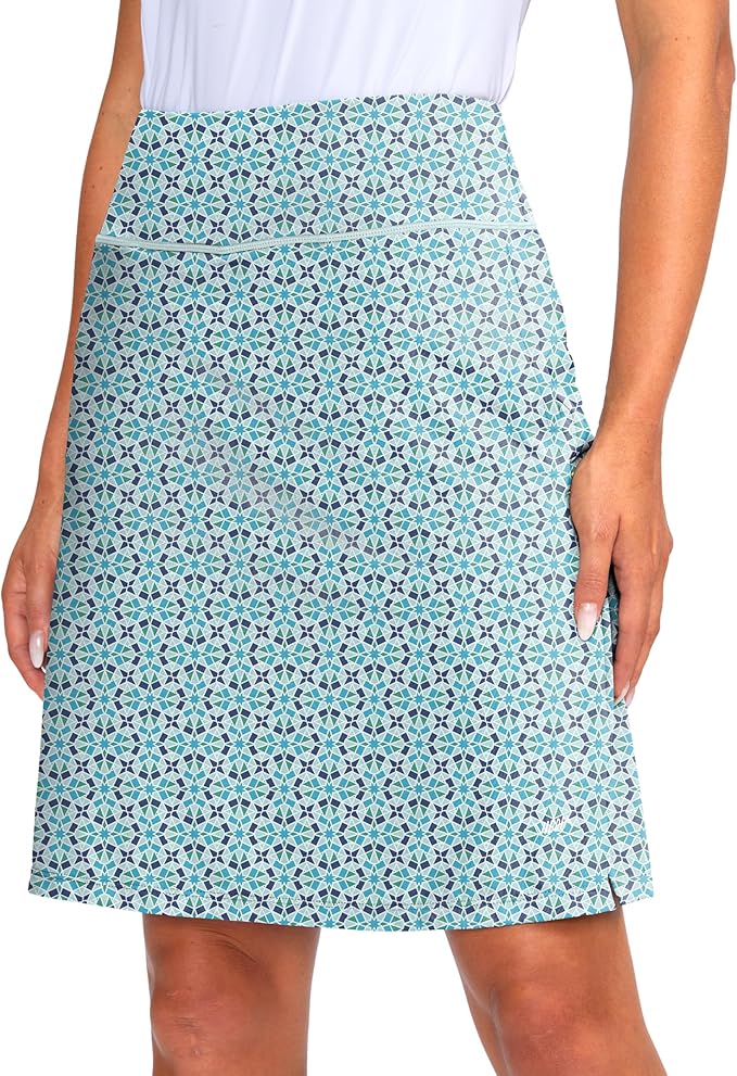 Women's 20" Knee Length Skorts Skirts UPF50+ Athletic Tennis Golf Skirt for Women Casual Summer Skirts