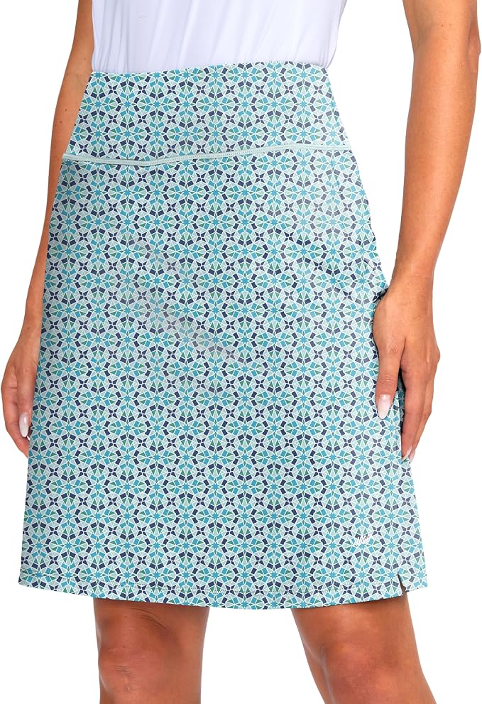 Women's 20" Knee Length Skorts Skirts UPF50+ Athletic Tennis Golf Skirt for Women Casual Summer Skirts
