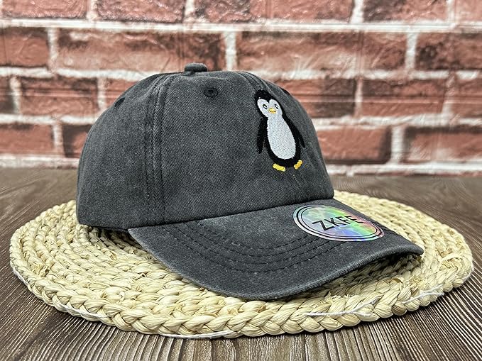 Embroidered Animal Baseball Hats for Boy and Girl
