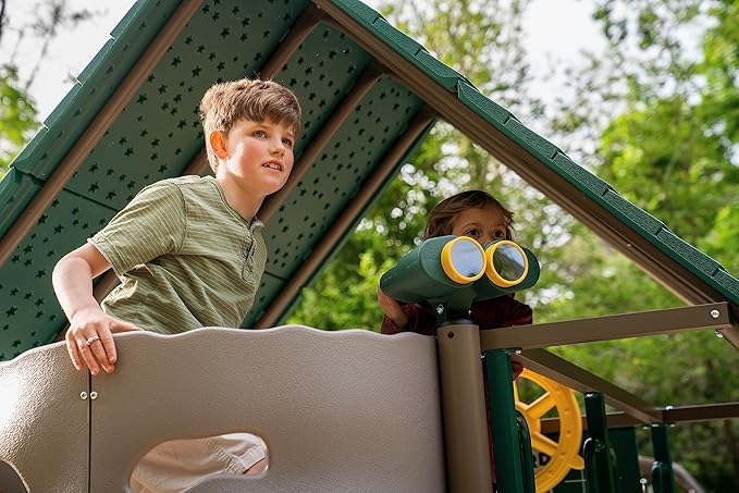 Lifetime Big Stuff Two-Slide Swing Set Playset