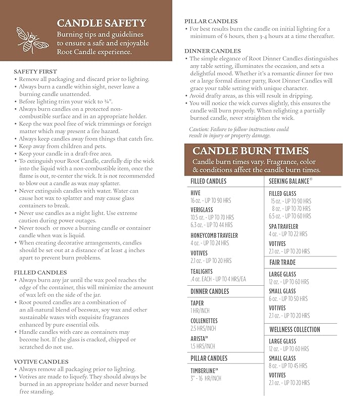Root Candles Seeking Balance Wood Wick Spa Candle Aromatherapy Candles, 6.5-Ounce, Relieve: Eucalyptus Menthol