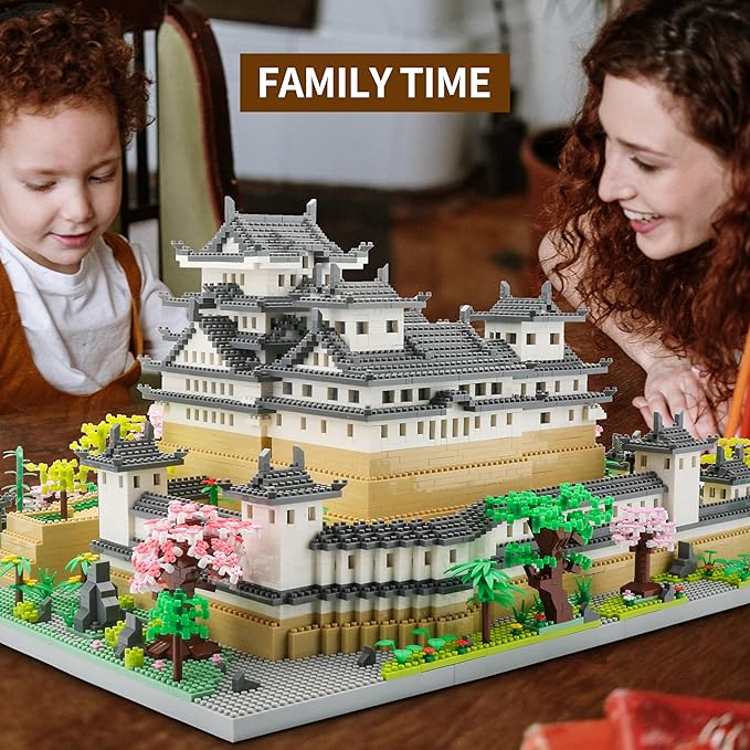 Japan Himeji Castle Micro Building Block Model 10080 PCS for Adults Architecture Landmarks Collectible Toy Present Model Kit
