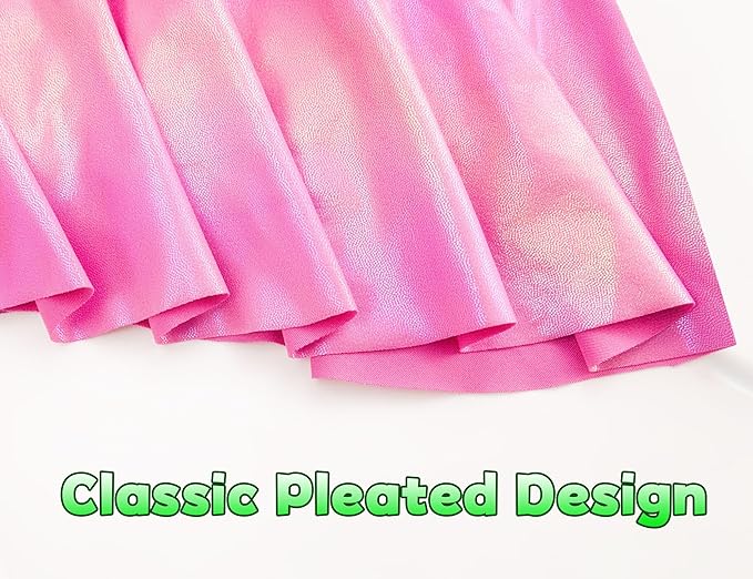 Gnainach Girls Skorts High Waist Athletic Skirts with Shorts Stretchy Activewear for Teens Kids Performance Tennis