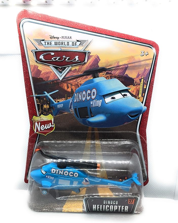 Dinoco Helicopter Disney World of Cars Edition 1:55 Scale Mattel