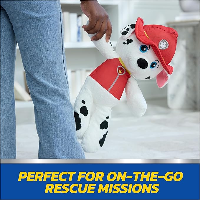 GUND PAW Patrol Official Marshall Take Along Buddy Plush Toy, Premium Stuffed Animal for Ages 1 & Up, Red/White, 13”