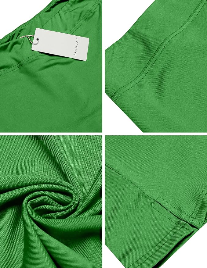 Ekouaer Women's Active Performance Skort Lightweight Skirt for Golf Tennis | Built-in Shorts, A Line, High Waisted, Tummy Control, Pickleball, Running, Workout, Sports, Skorts for Woman