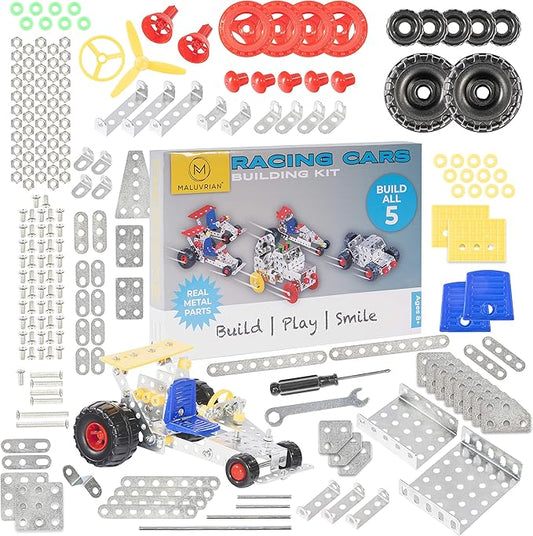 Erector Set STEM Educational Kit | Construction Set for Boys & Girls | Metal Erector Set | Building Kit for Boys Age 8–12 | 236-Piece Engineering Toy