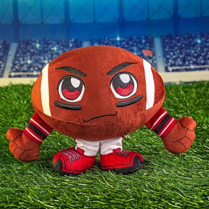 Bleacher Creatures Ohio State Buckeyes 8" Kuricha Football Sitting Plush- Soft Chibi Inspired Plush